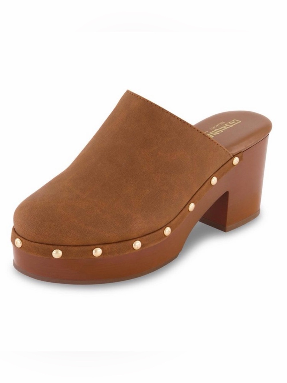NWT Chestnut 🌰 Faux Wood Clogs with Memory Foam Padding